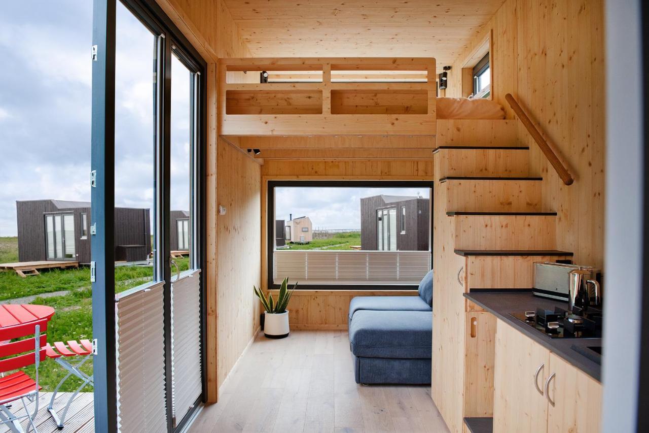 Tiny House Nature 12 Innenlage - Green Tiny Village Harlesiel 卡罗利嫩西尔 外观 照片