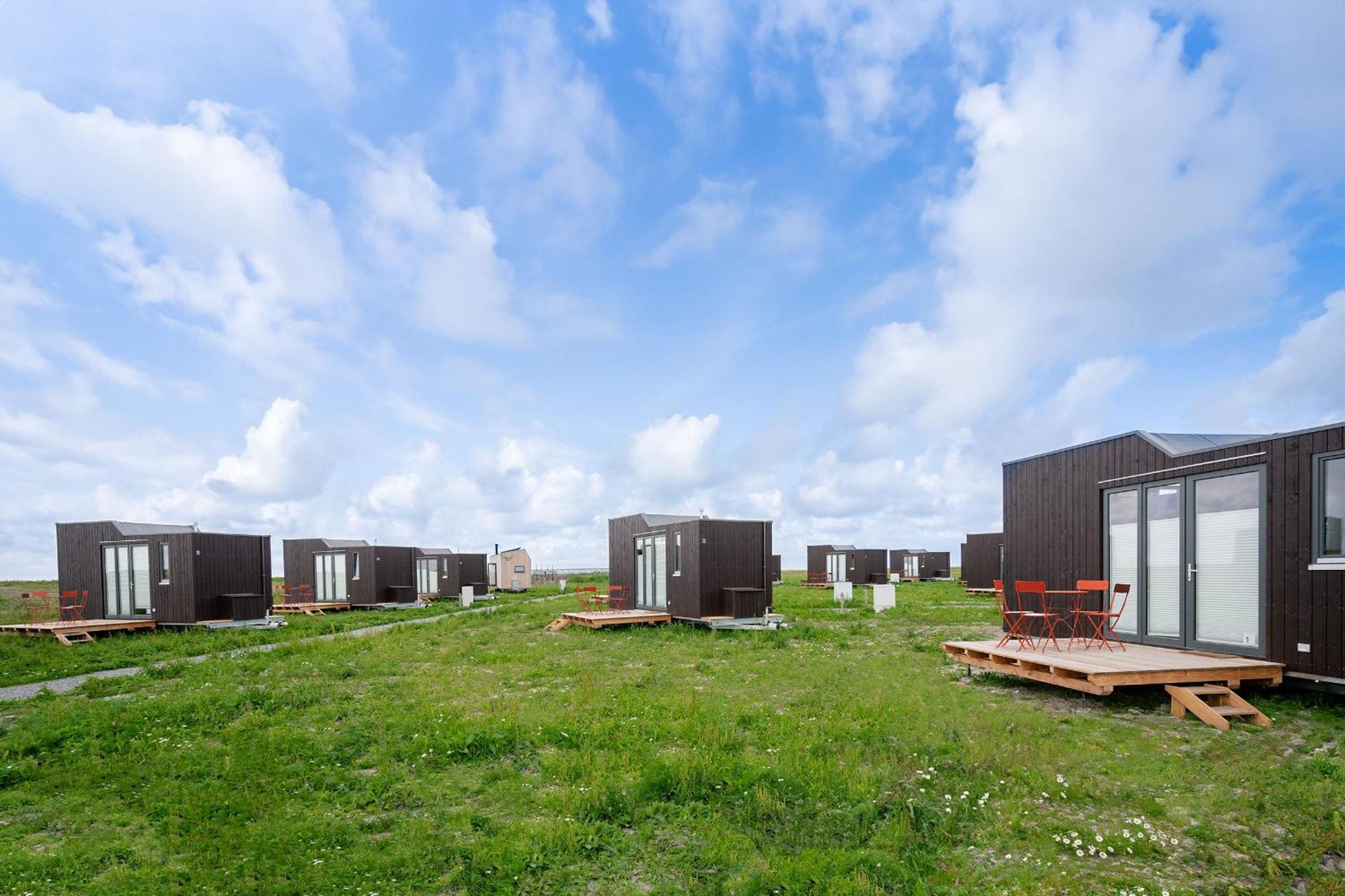 Tiny House Nature 12 Innenlage - Green Tiny Village Harlesiel 卡罗利嫩西尔 外观 照片