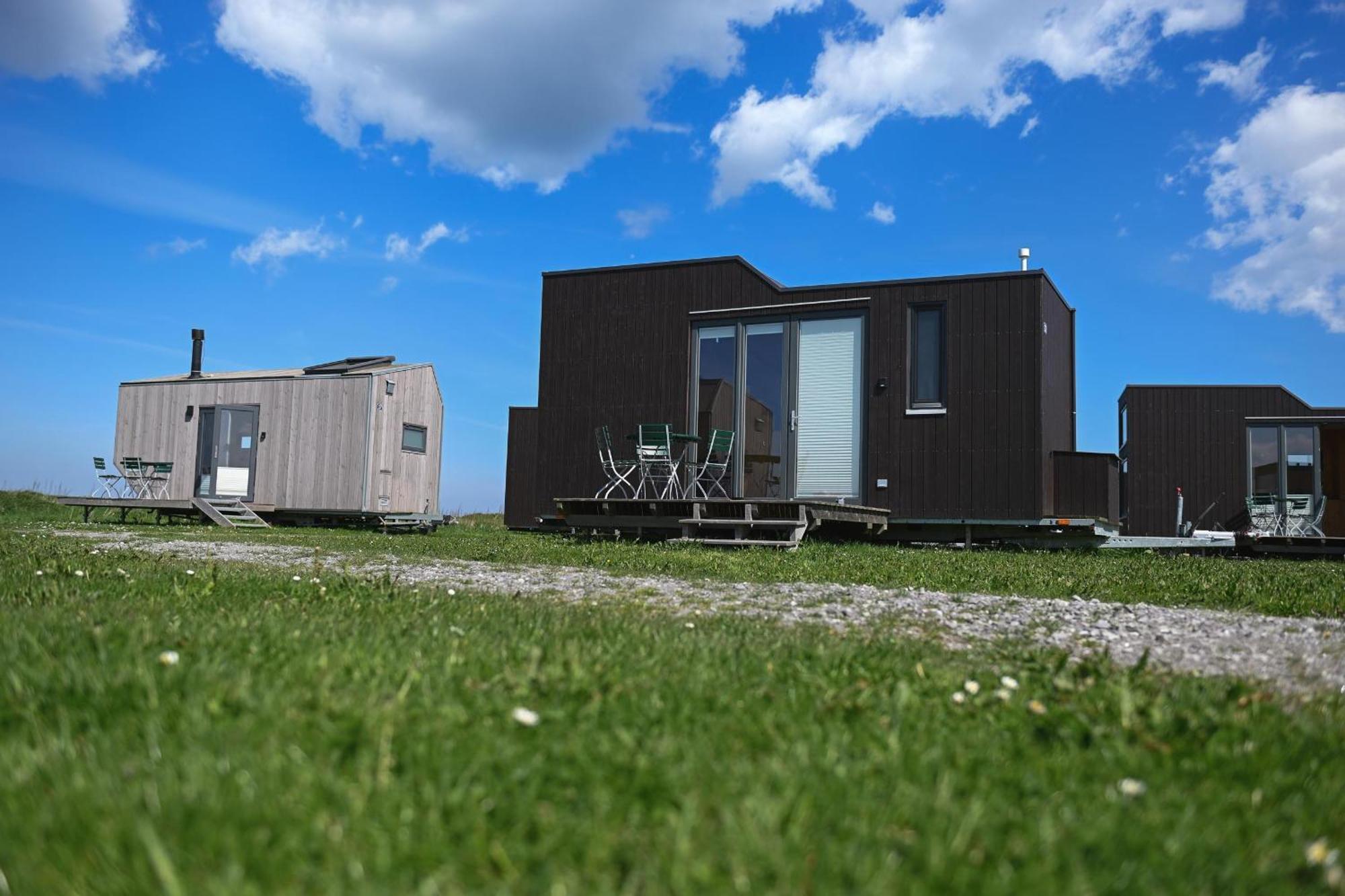 Tiny House Nature 12 Innenlage - Green Tiny Village Harlesiel 卡罗利嫩西尔 外观 照片