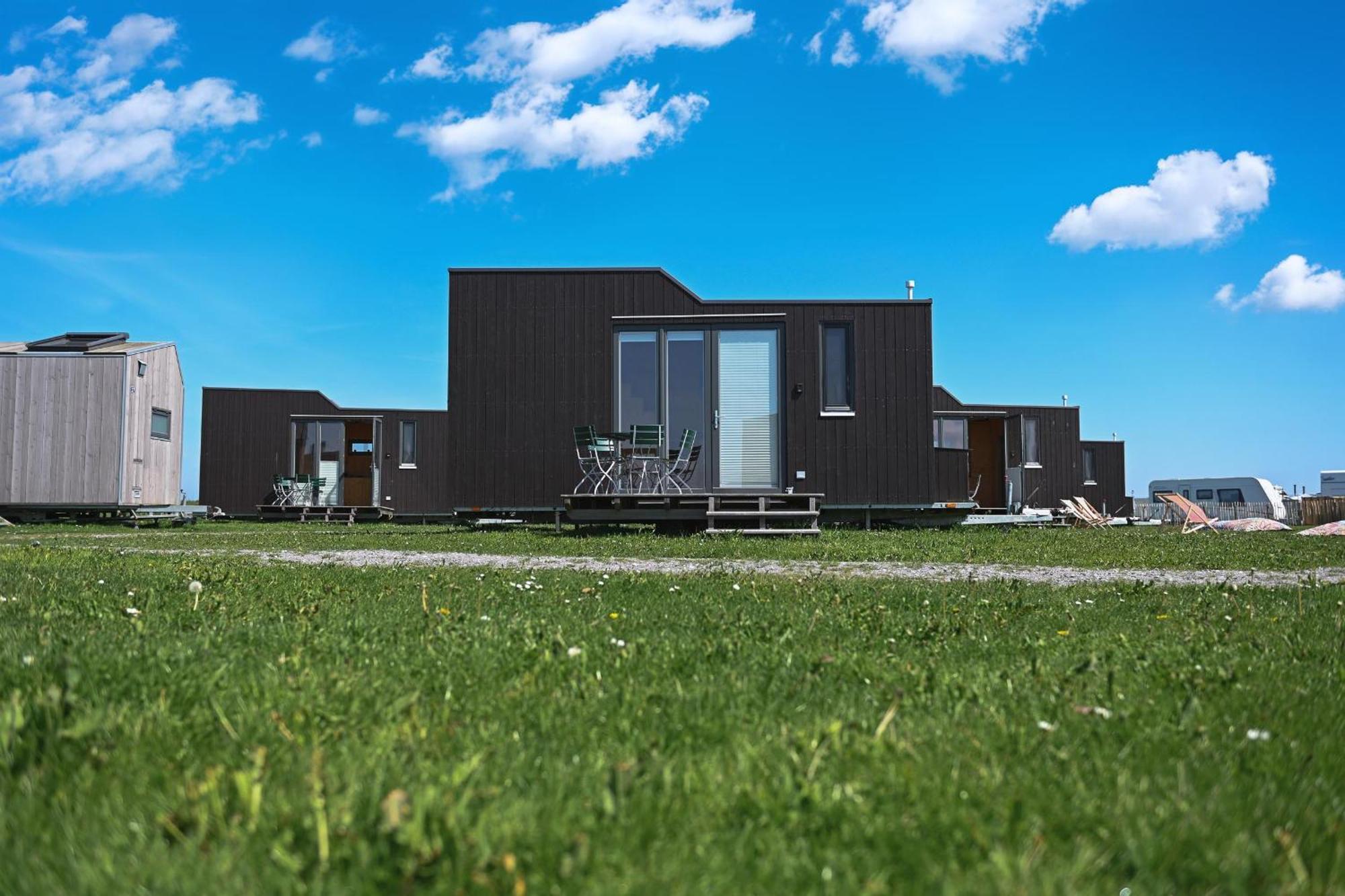 Tiny House Nature 12 Innenlage - Green Tiny Village Harlesiel 卡罗利嫩西尔 外观 照片