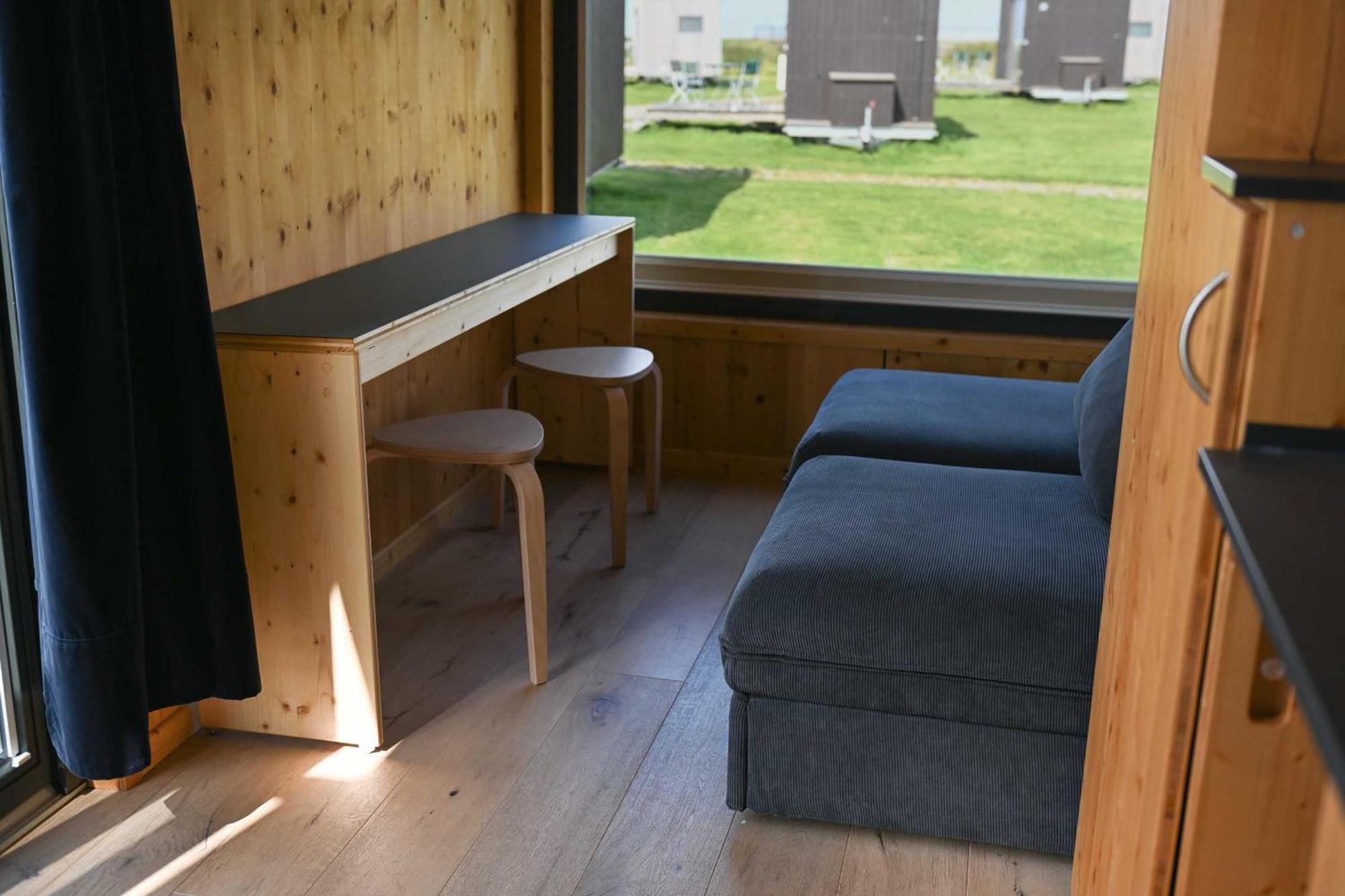 Tiny House Nature 12 Innenlage - Green Tiny Village Harlesiel 卡罗利嫩西尔 外观 照片